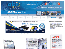 Tablet Screenshot of abielectronics.com